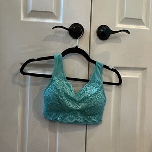 Zenana Outfitters Aqua Lace Camisole